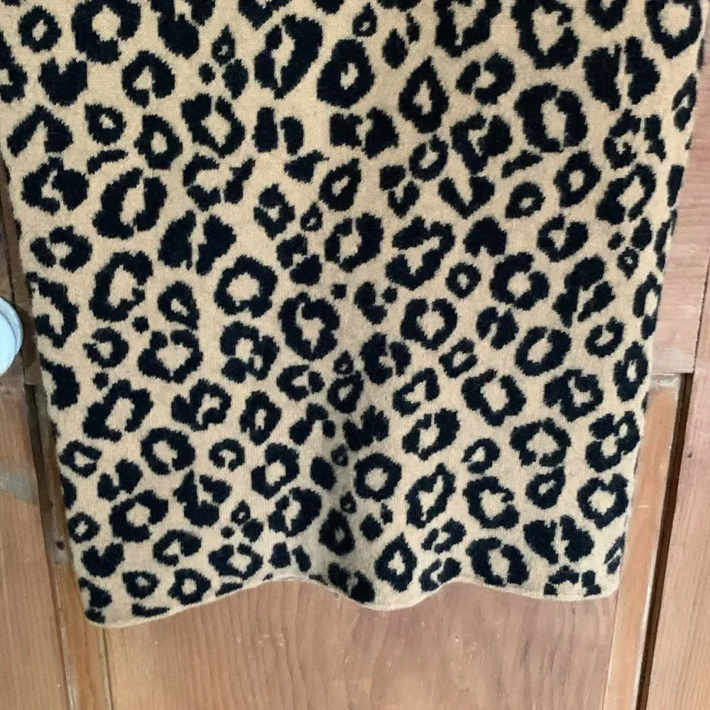 Veronica Beard Bethel leopard print wool pencil skirt - Picture 4 of 9